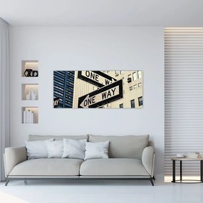 Tablou - New York ONE WAY (120x50 cm), în 40 de alte dimensiuni noi