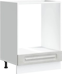 vidaXL Dulap pentru cuptor „Kalmar” Lemn prelucrat gri beton