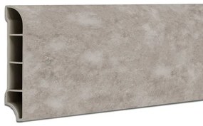 Vinil SPC bordare podea Reno efect de piatră gri 2400x60x12 mm