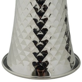 Mauro Ferretti Lampă De Masă Tower Argintie Cm 30 X 52 | Aosom Romania