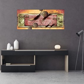 Tablou abstract (120x50 cm)