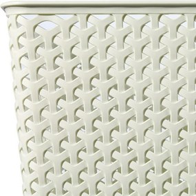 Cutie de depozitare Curver RATTAN 'Y' STYLE mare, crem