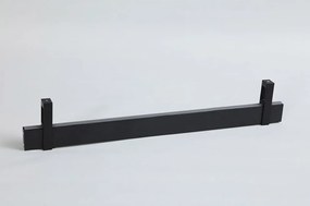 Bara rectangulara Premium pentru haine, gri antracit (Lungime: 1000 mm)