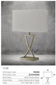 Veioza / Lampa de masa decorativa design modern CLUB EU7923AB SRT