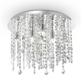 Lustra Plafon Ideal Lux Royal Pl8 G9, Crom, 052991, Italia