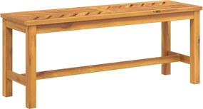 vidaXL Bancă de grădină 110 cm din lemn masiv de acacia