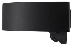Aplica solara cu senzor de miscare, protectie IP44, Monay Round negru