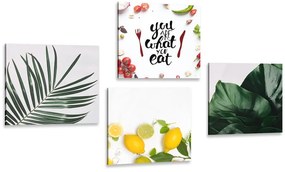 Set tablouri pentru bucătărie în design unicat