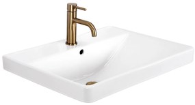 Lavoar incastrat Alisha alb L61 cm