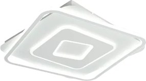 Brilagi - Plafonieră LED dimabilă IRIS LED/98W/230V 50x50 cm albă + telecomandă