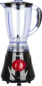 Blender si rasnita FLORIA ZLN7917 - 2 in 1, 300W, 1.6L, 2 viteze + Pulse, rosu