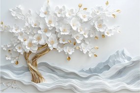 Tablou – Arborele vieții 3D elegant (90x60 cm)