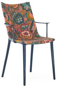 Scaun HHH tapitat stofa, varianta multipla - Kartell Culoare: Albastru / Multicolor