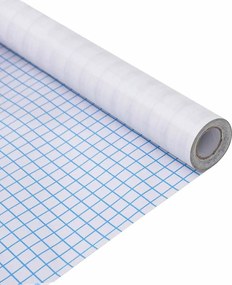 vidaXL Folie pentru feronerie autoadezivă Dungi mate 45 x 2000 cm PVC