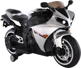 Motocicleta Electrica cu Acumulator Pentru Copii NOVOKIDS™ Aspen Premium Motor, 3-6 ani, max 30 kg, Cu Melodii si Lumini Frontale, MP3 , Roti