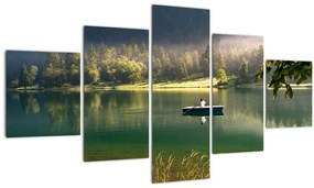 Tablou cu lac (125x70 cm), în 40 de alte dimensiuni noi
