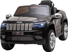 Masinuta Electrica cu acumulator pentru copii NOVOKIDS™ Jeep Grand Cherokee, Roti din Cauciuc EVA, Max 30 kg ,Usi cu deschidere ,Baterie12V ,2 Viteze