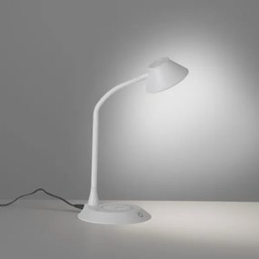 JUST LIGHT 14414-16 - Lampă de birou LED reglabilă cu încărcare PUCKI, LED/4,5W/230V, albă