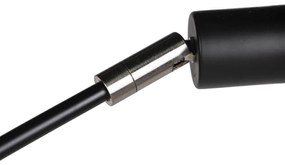 Lampa de podea de design neagra cu 5 lumini - Sixties