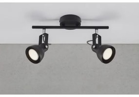 Spot Nordlux ASLAK 2xGU10/35W/230V negru