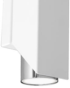 Aplică WALL 2xGU10/8W/230V albă/crom lucios
