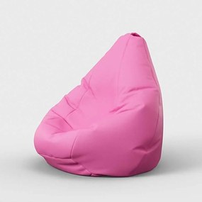 Fotoliu puf copii, Nirvana Light Pufrelax, Material Piele ecologica - Roz