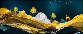 Tablou - Peisaj, cerb (120x50 cm)