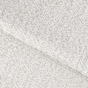 Canapea crem extensibilă/cu spațiu de depozitare cu tapițerie din țesătură bouclé cu colț pe partea stângă 223 cm Fabillo – ELTAP