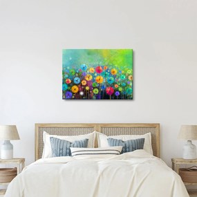Tablou - Flori abstract (70x50 cm)