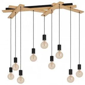 Suspensie vintage 9 becuri E27 MONMOUNT 43641 EGLO