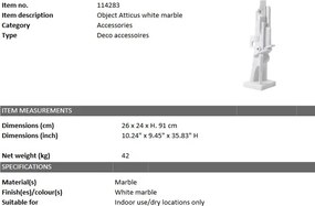 Obiect decorativ design deosebit LUX Atticus 114283 HZ