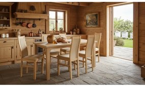 Masă extensibilă de dining LIAM, stejar Sonoma