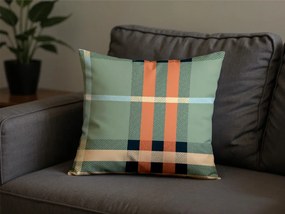 Set 2 bucati fete de perna decorative din microfibra PLAIDORY 45x45 cm, verde