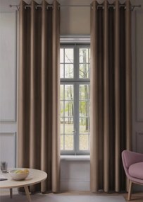 2x draperie maro deschis OXFORD 140x250 cm