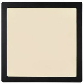 Plafoniera LED design modern LASSE negru 29,1x29,1cm