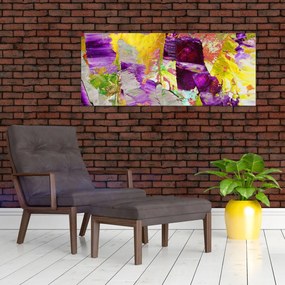 Tablou cu abstracție - pictura (120x50 cm)