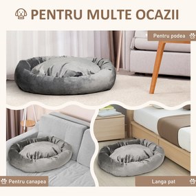 PawHut Pat Moale pentru Câini, Include Pernă Confortabilă, Material Catifea, Ideal pentru Odihnă | Aosom Romania