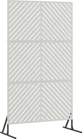 vidaXL Ecran de intimitate Gri 100 x 50 x 180 cm Oțel