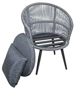 Set mobilă de grădină - gri inchis