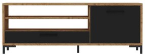 Dulap TV Cascade  (stejar lancaster + negru). 1098746