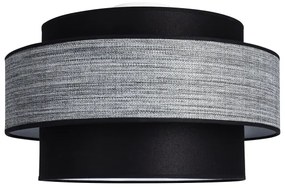 Plafonieră GRACE 1xE27/60W/230V negru/gri