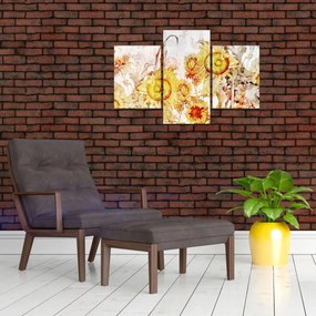 Tablou - Floarea-soarelui,pictură (90x60 cm)