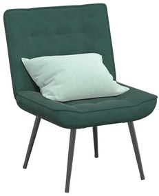 vidaXL Scaun de relaxare Verde închis 64x74x84 cm catifea