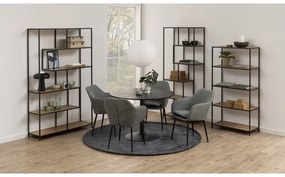 Bibliotecă SARON stejar/negru