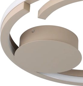 Plafonieră Eglo MEZZOMONTE 901823-LED, 2x LED/20 W/230 V, Ø 48 cm, bej+telecomandă