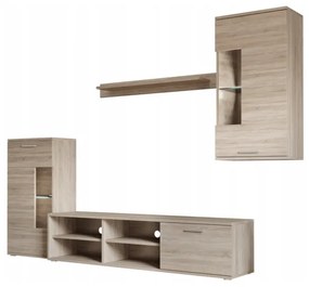 Mobila Living FRONTAL 1 NEW Stejar Sonoma