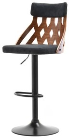 Scaun Henriette (nuc închis + negru). Promo -18%. 1110615