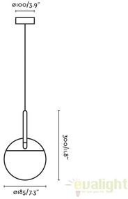 Pendul design modern minimalist MINE White 28375