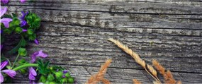 Tablou - flori de câmp (120x50 cm)