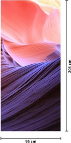 Fototapet pentru ușă - Nisip colorat (95x205cm)